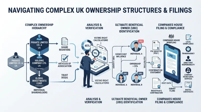 How Do You Handle Complex Ownership Structures During a Filing