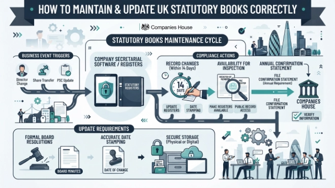 How Do You Maintain and Update These Statutory Books Correctly
