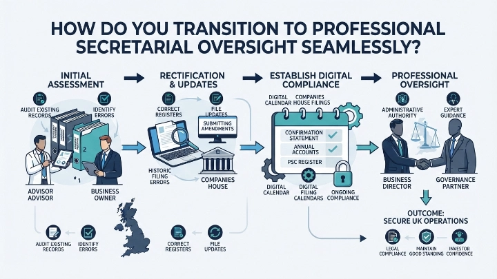 How Do You Transition to Professional Secretarial Oversight Seamlessly