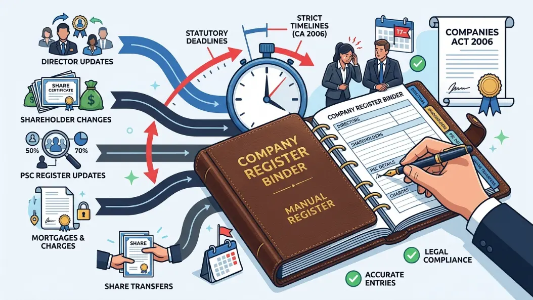 How Do You Update and Maintain Your Physical Register Over Time