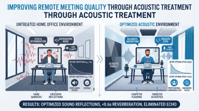 How Does Acoustic Treatment Impact Remote Meeting Quality