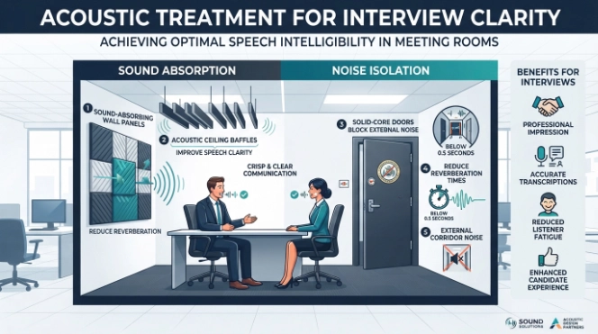 How Does Acoustic Treatment Improve Interview Clarity