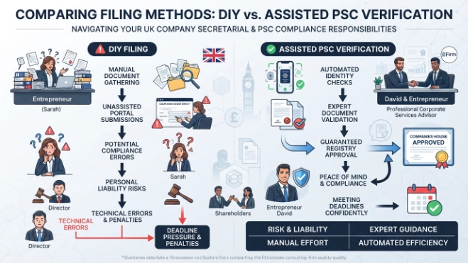 How Does DIY Filing Compare to Assisted PSC Verification