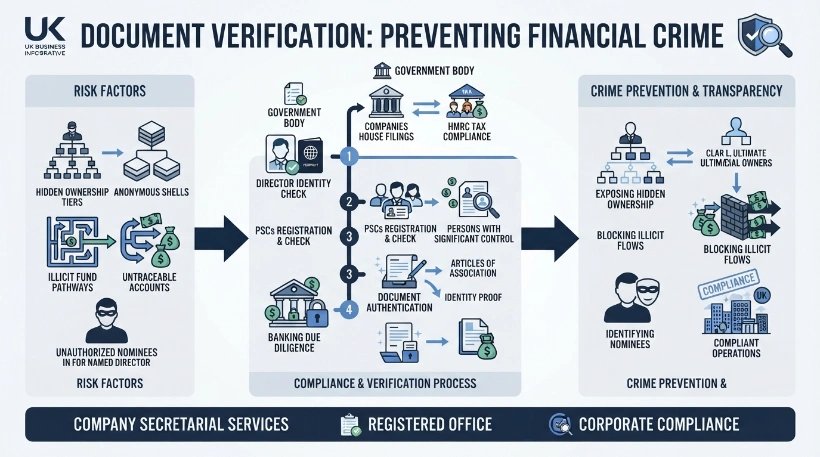 How Does Document Verification Prevent Corporate Financial Crime