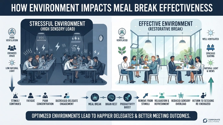 How Does Environment Impact the Effectiveness of a Meal Break
