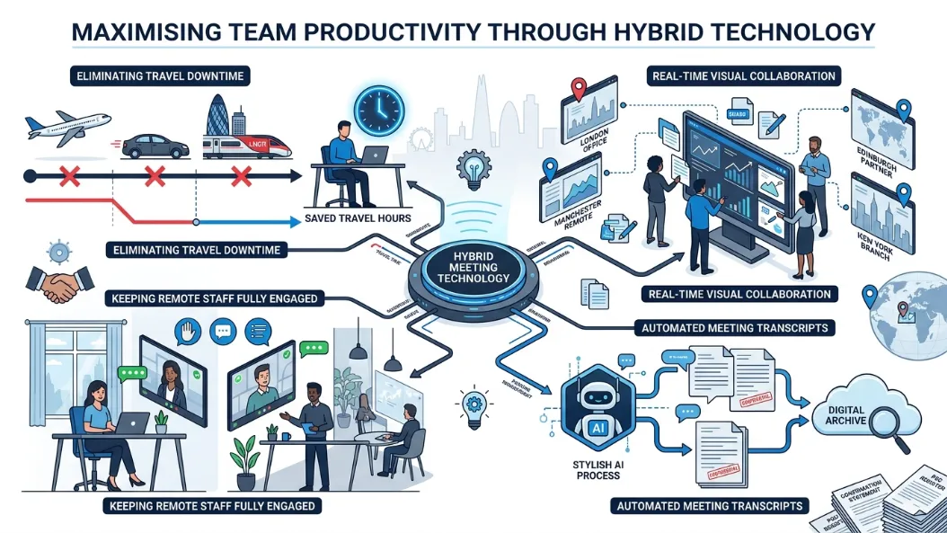 How Does Hybrid Meeting Technology Improve Team Productivity