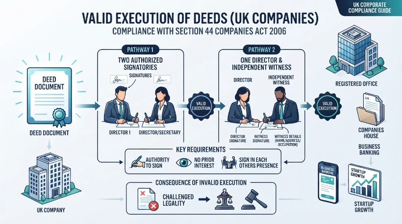 How Does Section 44 of the Companies Act Regulate Document Execution