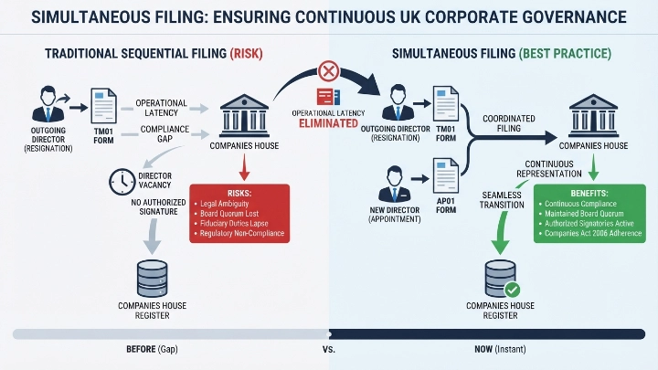 How Does Simultaneous Filing Prevent Legal and Compliance Gaps