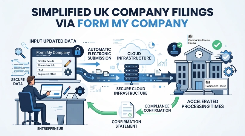 How Does the Form My Company Online Portal Simplify Filing