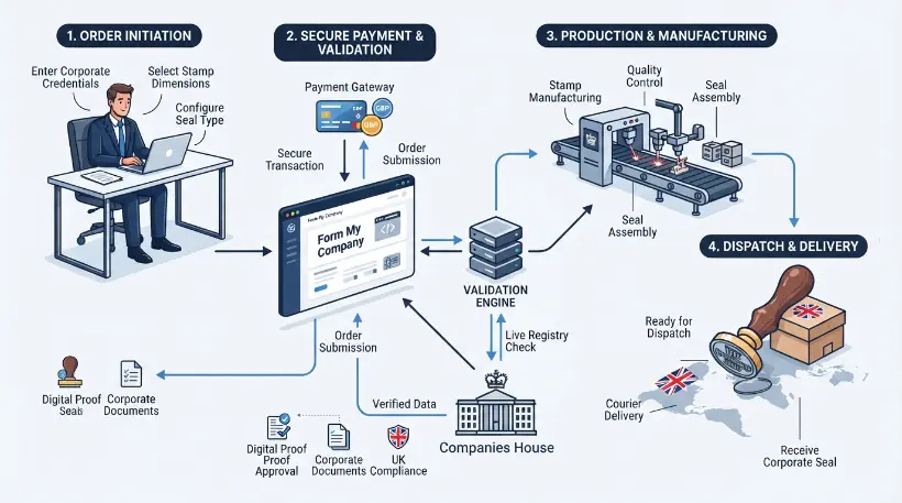 How Does the Ordering Process Work on the Form My Company Platform