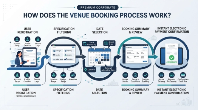 How Does the Venue Booking Process Work