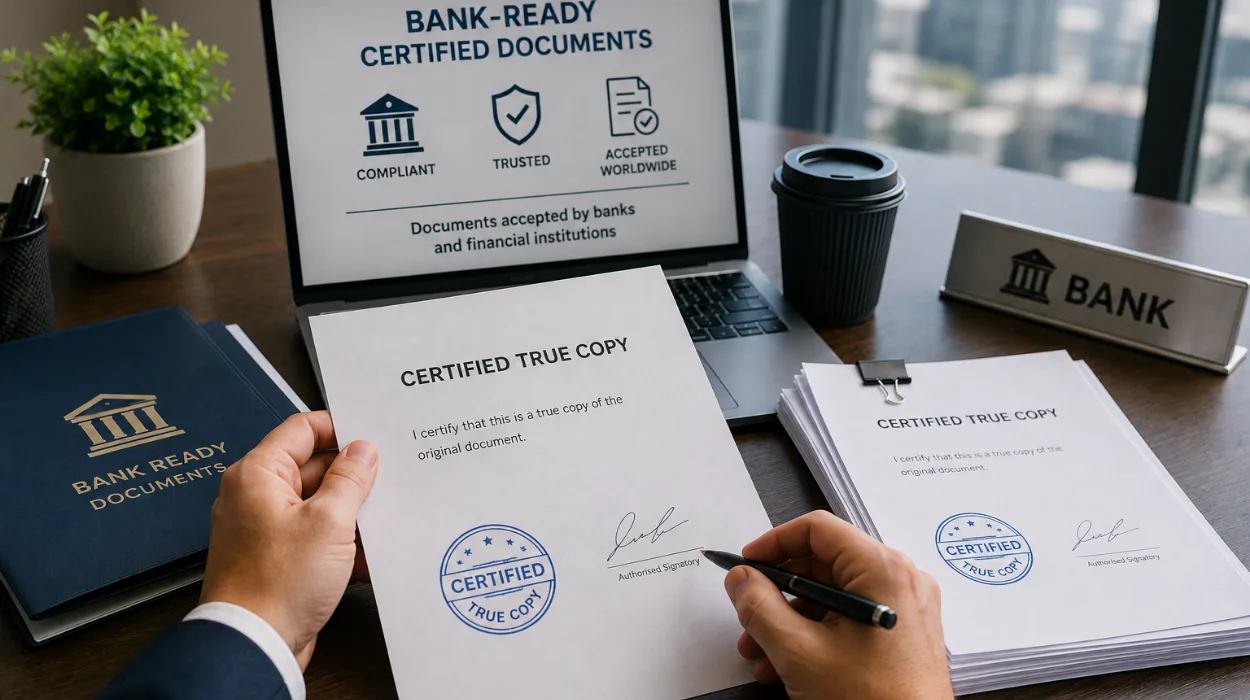 How to Get Bank-Ready Certified Documents From Form My Company in 2026?