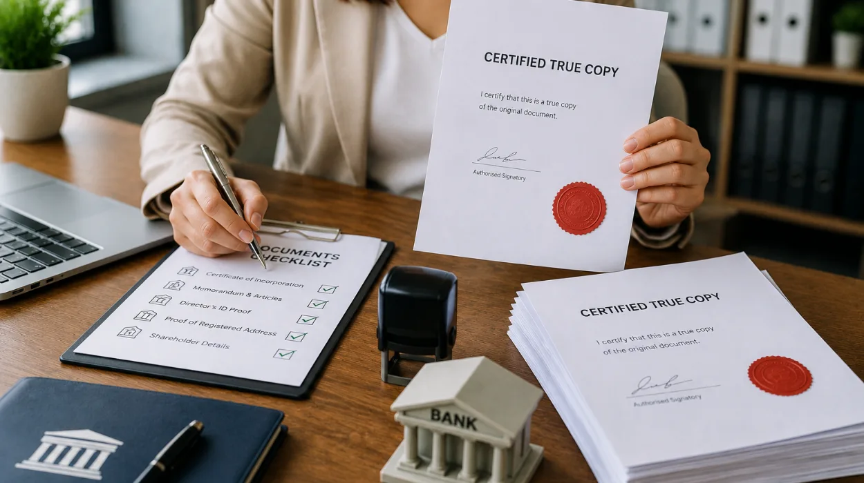 How to Prepare Certified Documents for a Business Bank Account in 2026?