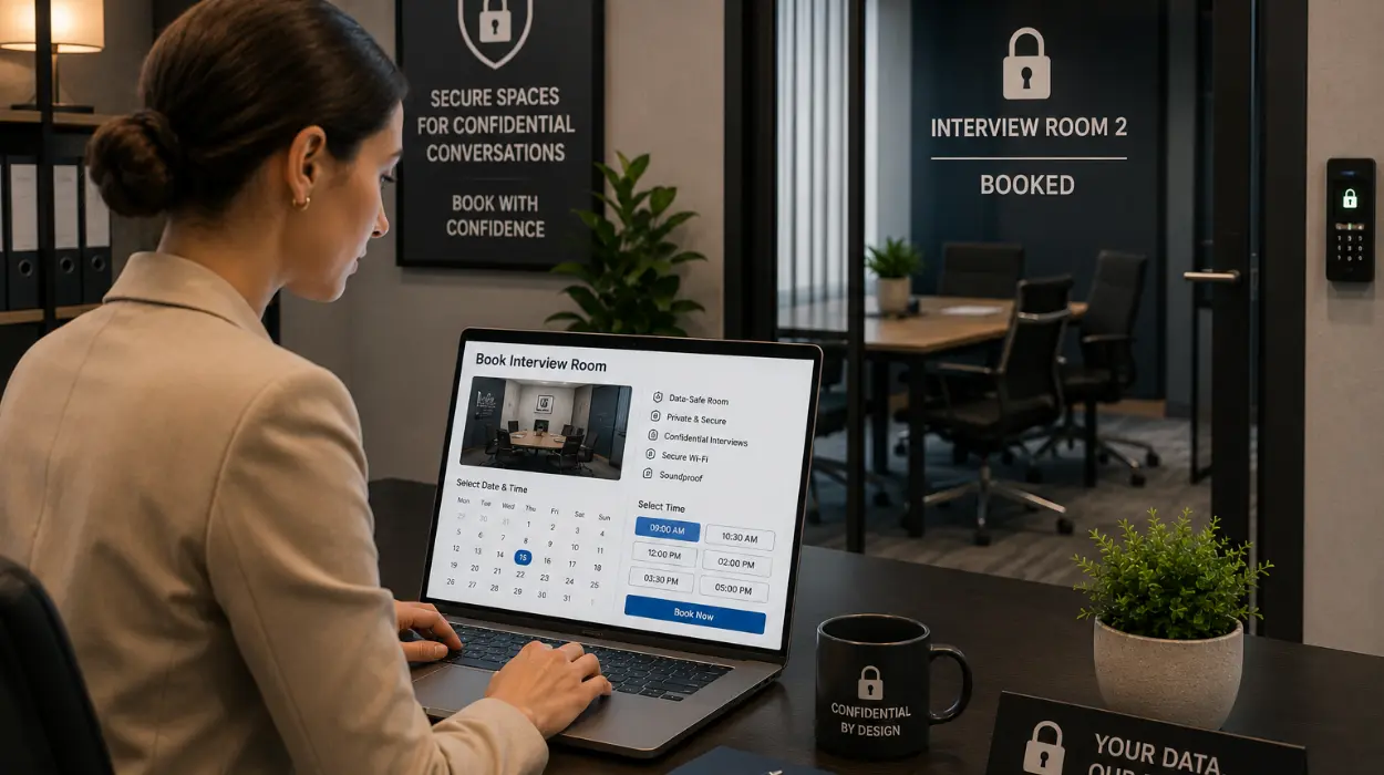 Looking for Booking Data-Safe Interview Rooms Through Form My Company in 2026?