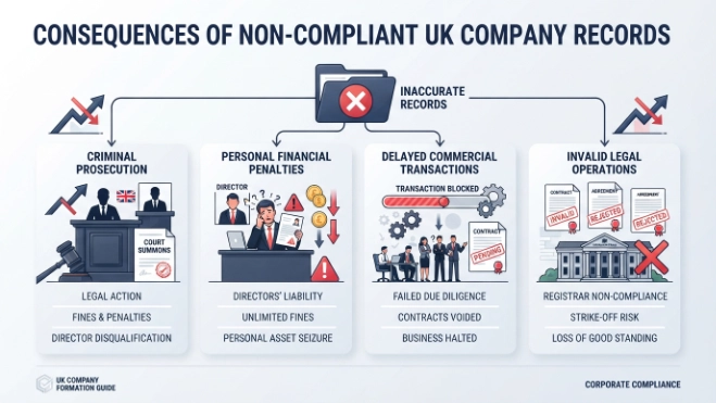 What Are the Consequences of Non-Compliant Company Records
