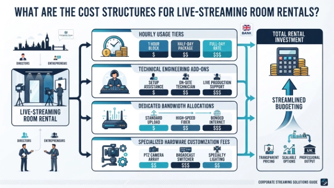 What Are the Cost Structures for Live-Streaming Room Rentals