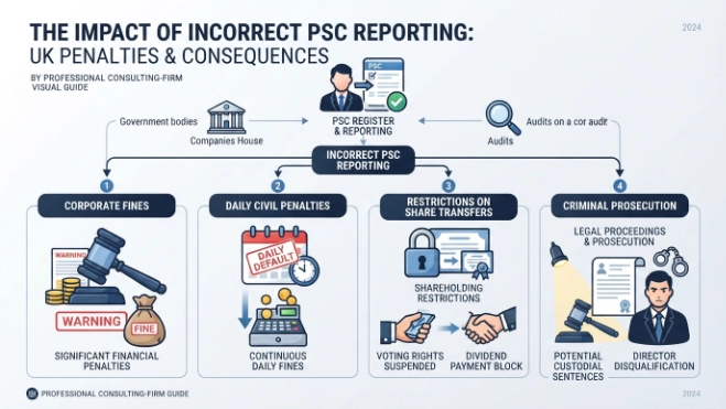What Are the Legal Penalties for Incorrect PSC Reporting