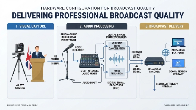 What Audio-Visual Hardware Delivers Professional Broadcast Quality