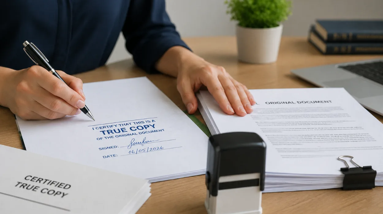 What Does It Mean to Certify a Document as a True Copy in 2026?