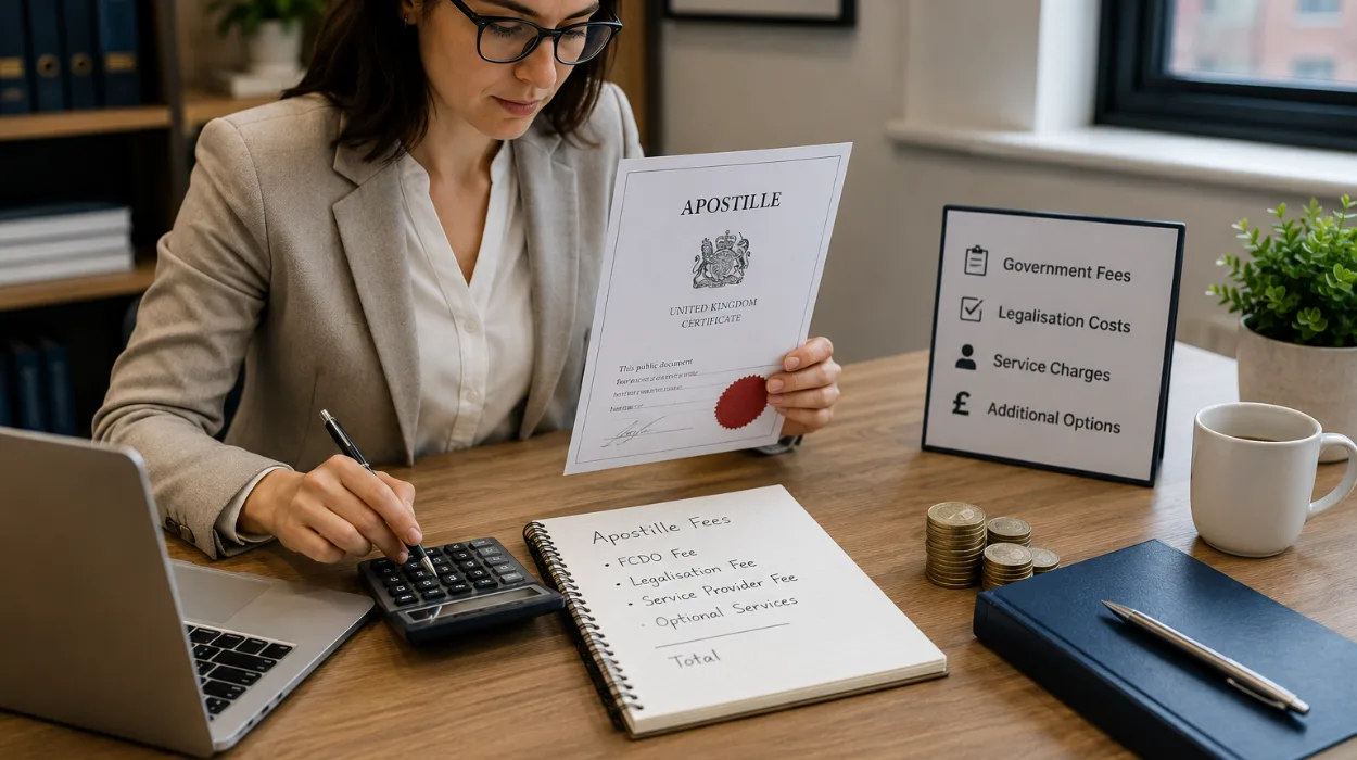 What Fees Are Involved in Getting an Apostille in the UK in 2026?