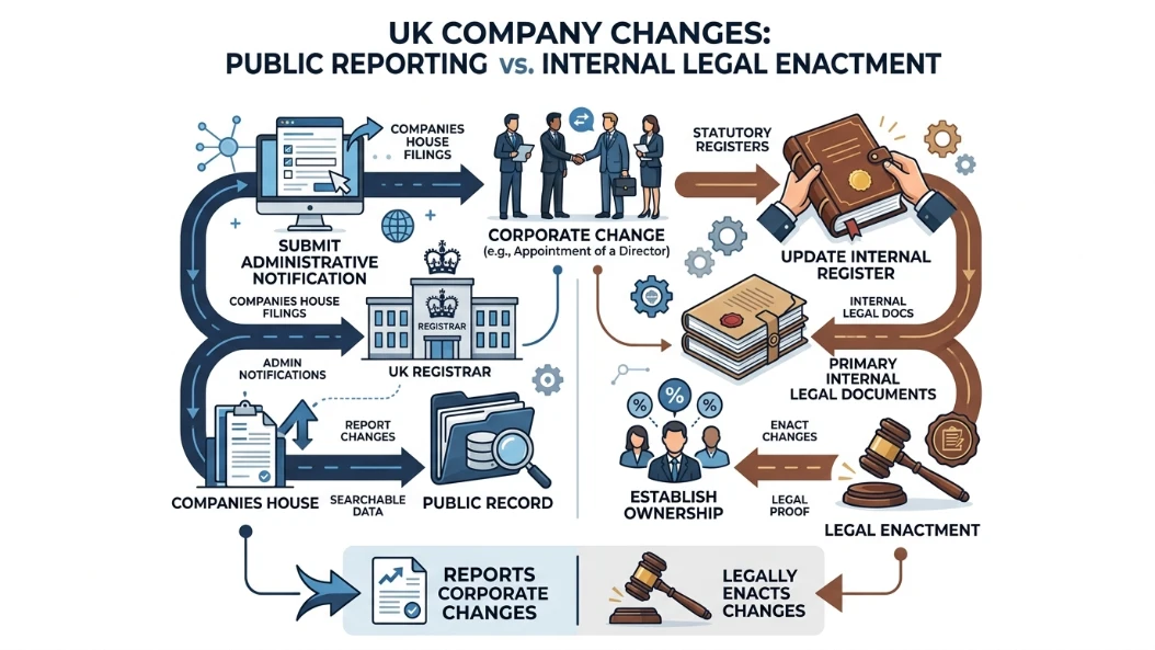 What Is the Difference Between Companies House Filings and Statutory Registers