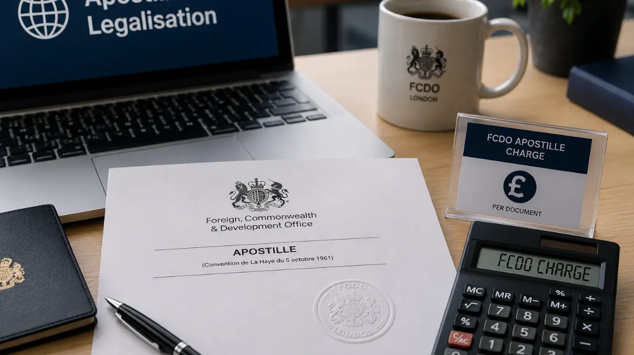 What Is the FCDO Charge for Apostille Legaislation in 2026?