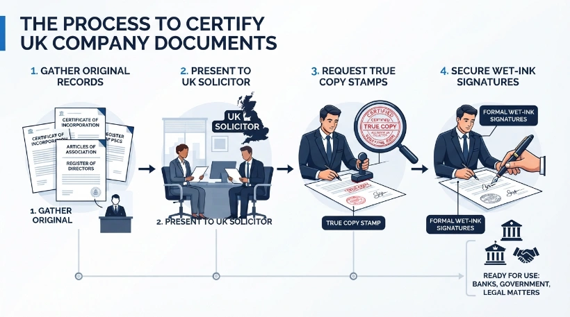 What Is the Step-by-Step Process to Certify Company Documents
