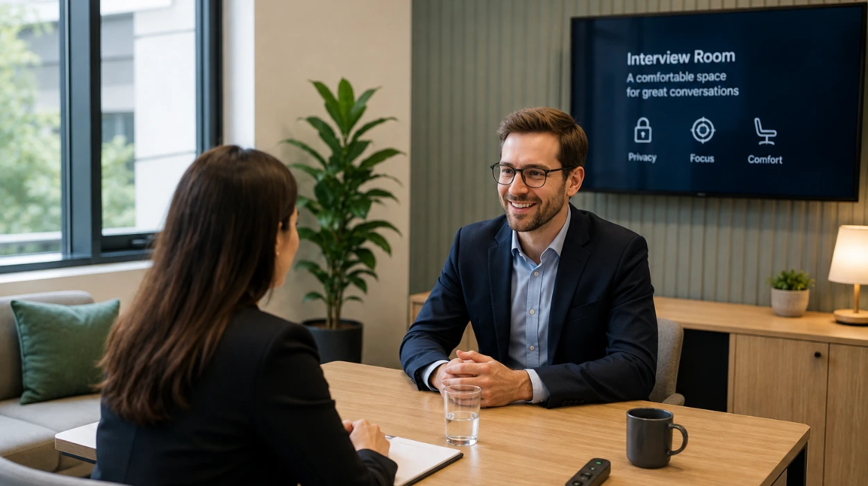 What Makes an Interview Room Comfortable for Candidates in 2026