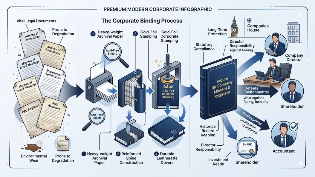 What Specifications Define a Professional Corporate Binding