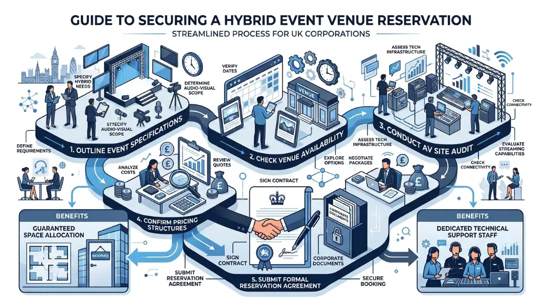 What Steps Are Required to Secure a Hybrid Event Venue Reservation