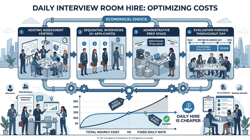 When Is Daily Interview Room Hire the Cheaper Option