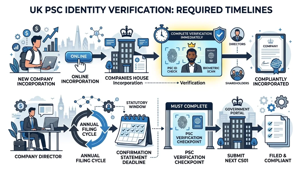 When Must Companies Complete Their PSC Identity Verification