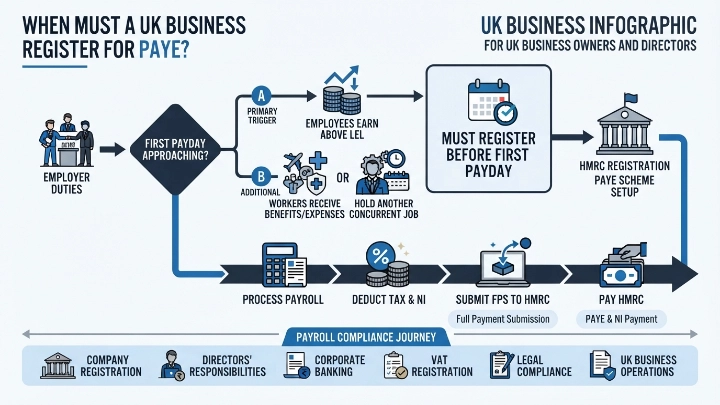 When Must a UK Business Register for PAYE