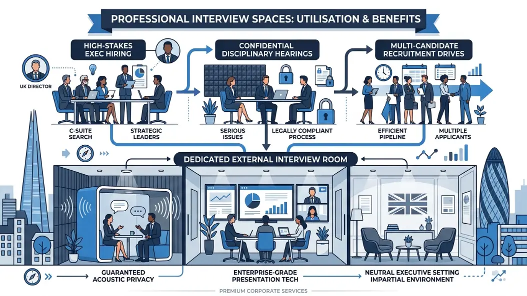 When Should Businesses Utilize Professional Interview Spaces