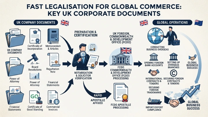 Which Corporate Documents Require Rapid Legalisation for Global Commerce