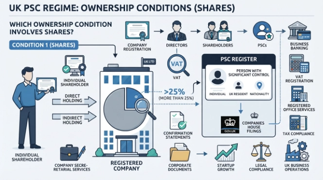 Which Ownership Condition Involves Shares