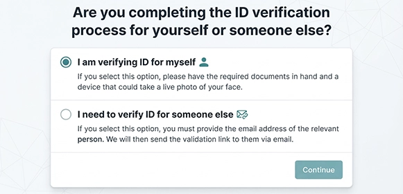 ID verification process work for UK company Formation