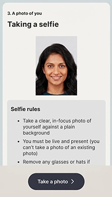 photographing your ID for uk company formation