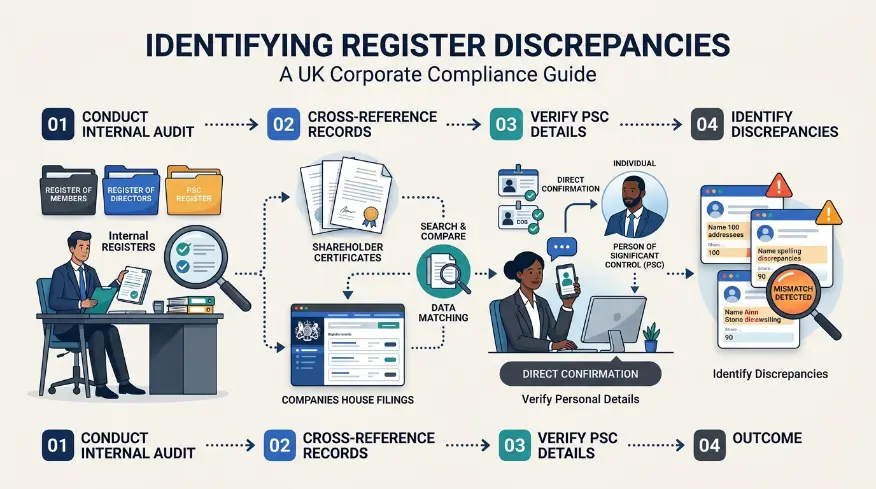 How Can Businesses Identify Discrepancies in Their Existing Register