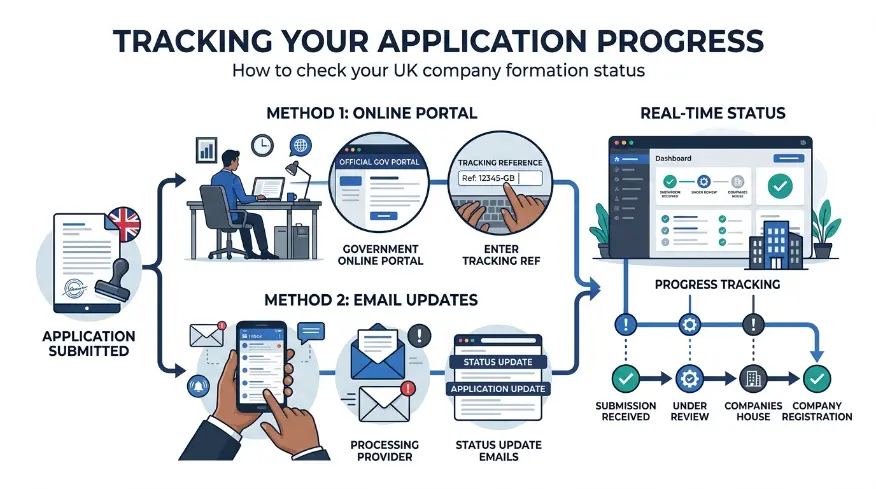 How Can You Check the Progress of Your Application
