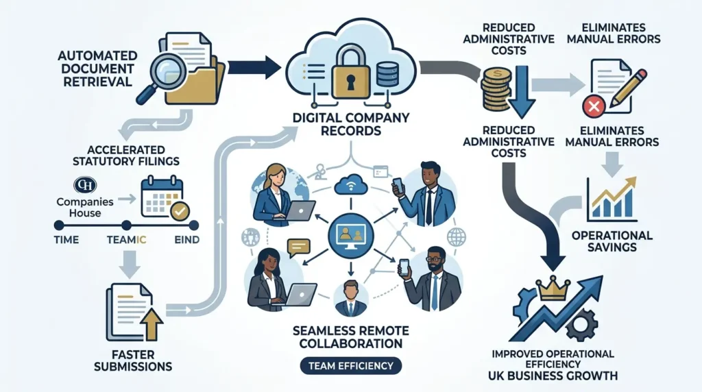 How Do Digital Company Records Improve Operational Efficiency