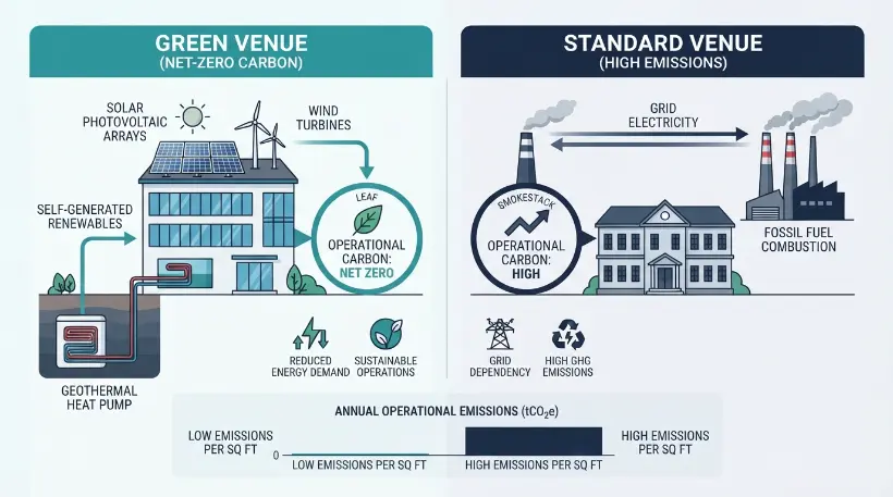 How Do Energy Systems Differ Between Venues?