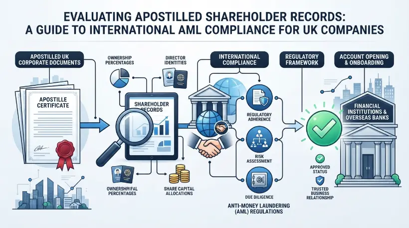 How Do Financial Institutions and Overseas Banks Evaluate Apostilled Shareholder Records