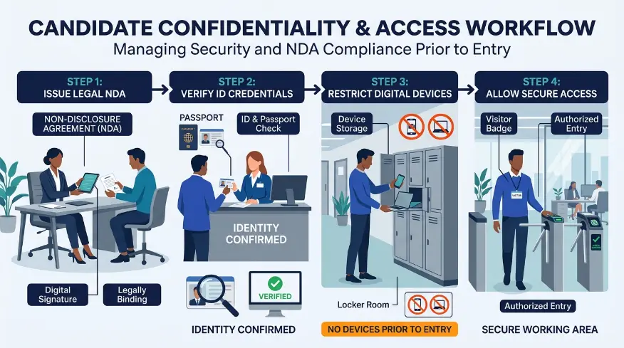 How Do Recruiters Manage Confidentiality Agreements Before the Interview