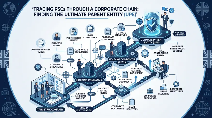 How Do You Trace PSCs Through a Corporate Chain