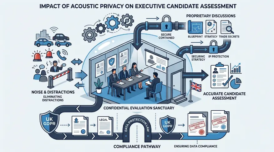 How Does Acoustic Privacy Impact Candidate Assessment