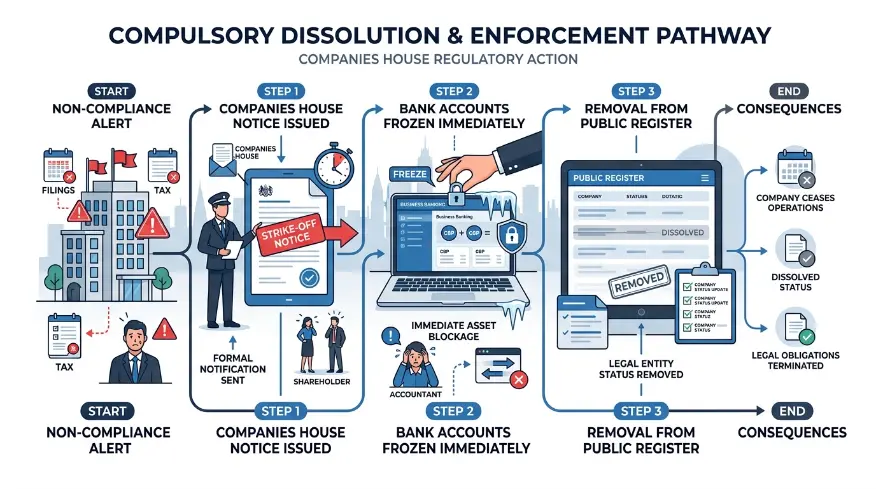 How Does Dissolution Complete Regulatory Enforcement