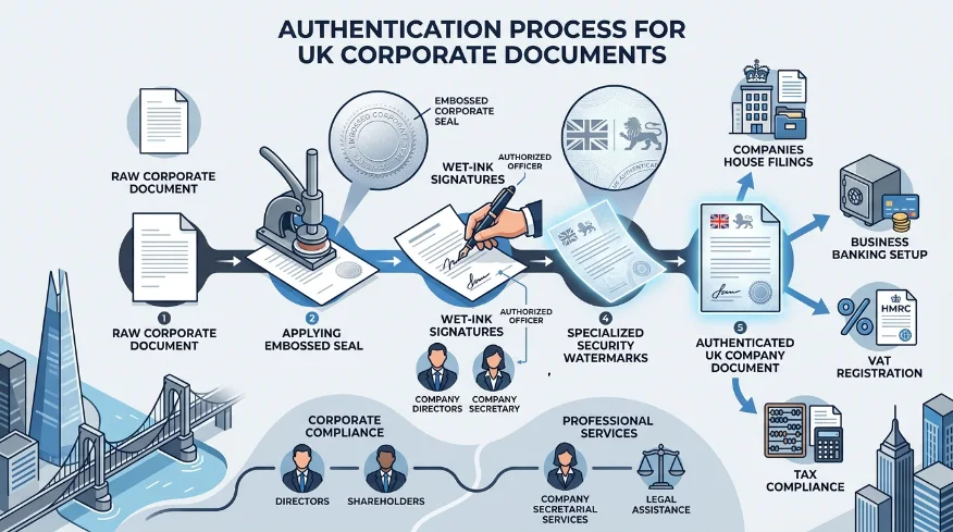 How Does Form My Company Authenticate Printed Corporate Records