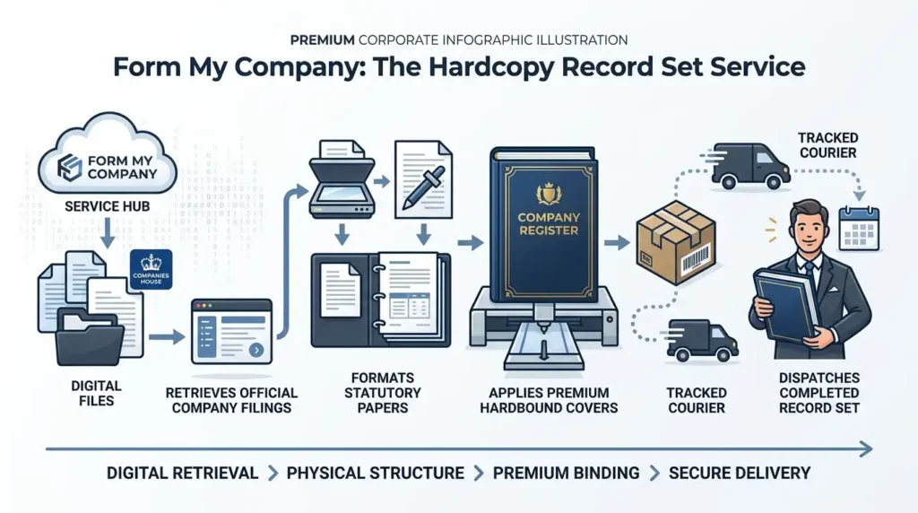How Does Form My Company Bind and Deliver Your Corporate Book