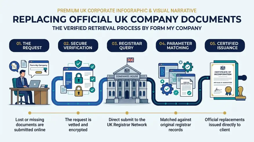 How Does Form My Company Issue Replacement Company Documents